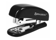 Степлер  №10 МИНИ BRAUBERG "Classic", до 12 листов, с антистеплером, черный, 222544