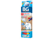 Карандаши цветн. 06шт BG "Jumbo" KR6C_t 4643 тостые