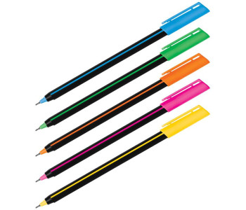 Ручка шарик 0.7 син. Luxor "Stick Soft Touch" синяя,  корпус ассорти 50шт/в уп 19700/50BX / 19700/12