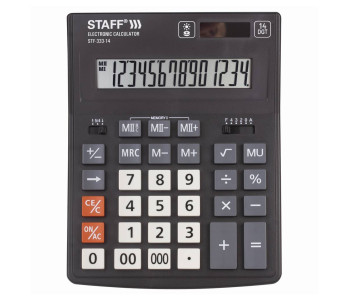 Калькулятор 14-разр. STAFF PLUS STF-333 250416