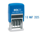 Датер ленточный Colop, пластик, 1стр., 3,8мм, банк S 120/BL Bank