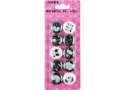 Магнит пласт. 30мм 10шт Animal faces карт. блист. 6021100 deVente 24/144