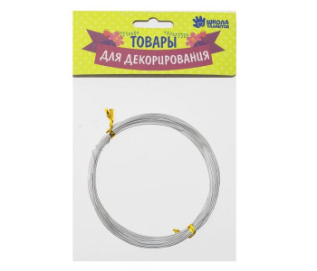 Проволока для творчества d 1,5 мм, cеребро рул.10 м 9269246