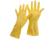 Перчатки резиновые OfficeClean ПРЕМИУМ р.M, желтые 337384