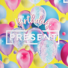 Бумага упаковочная глянцевая Birthday present, 50 × 70 см 6885210