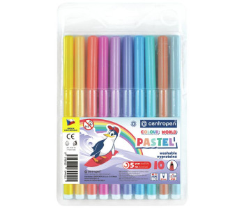 Фломастеры  10цв Colour World. Pastel   7 7550 1087 Centropen