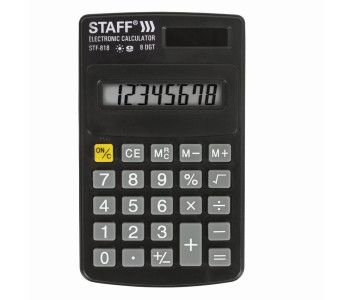 Калькулятор 08-разр. STAFF  STF-883 (95х62мм) 250196
