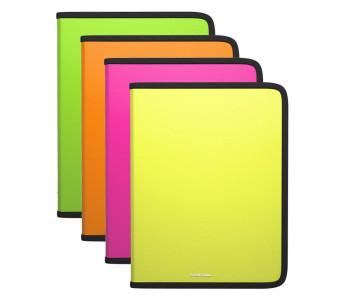 Папка на молнии А5+ 500мкр "Glance Neon" 47082 Erich Krause