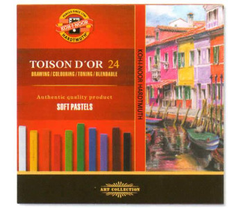Пастель худож. 24цв мягкая (прямоугольная) Toison D'or 8584