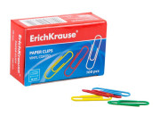 Скрепки канц. 28мм цветные 24871 Erich Krause