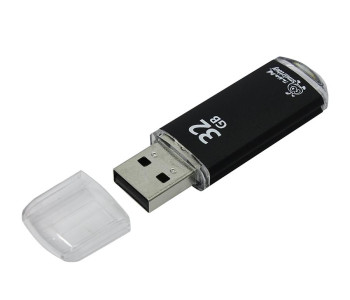 Флэш-карта Smart Buy "V-Cut 32 Gb USB 2.0 Flash Drive, черный (металл.корпус) SB32GBVC-K