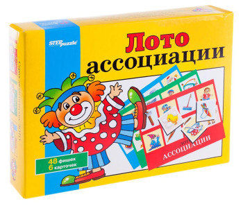 Игра настольная Лото, Step Puzzle "Ассоциации", картонная коробка 80302