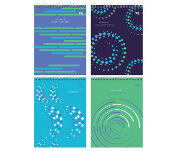 Блокнот 40л А5 гр. "Your pattern" Б5гр40 12146 BG