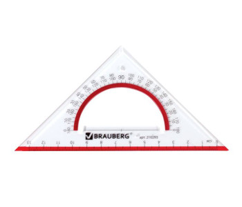 Треугольник 45*13см Brauberg "Сrystal", 210293