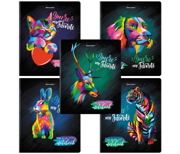 Тетрадь 48л А5 кл. Animals 404374 BRAUBERG