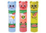 Клей-карандаш 9г Зверята BRAUBERG KIDS, 271138