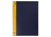 Папка 20 вклад. А4 Durable "DuraLook Color", 17мм, 700мкм, антрацит-желтая RU242204
