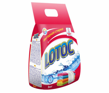 Стиральный порошок для всех типов стирки 3 кг LOTOC Color 654 (НЗБХ), 58606 Стиральный порошок для всех типов стирки 3 кг LOTOC Color 654 (НЗБХ), 58606