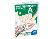 Бумага масштаб. А2 20л., голубая, в папке ПМ/А2 Лилия Холдинг