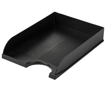 Лоток горизонтальный BRAUBERG Standard, 350х253х65 мм, черный 237947