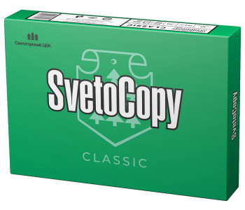 Бумага для оф. тех. А4 500л 80г/м 96% SvetoCopy Classic, Класс C