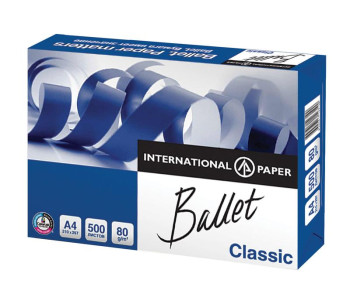 Бумага для ксер. А4 500л 80г/м 98% Ballet Classic  Светогорск Класс В