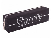Пенал-косметичка BRAUBERG Sport, полиэстер, черный 19х4х6 см,  270267