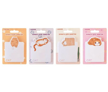 Блок клей. 70х94 30л Lazy cat", 1цв,  2010011 deVente