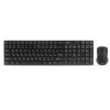 Комплект беспроводной клавиатура + мышь Smartbuy ONE 229352AG, USB, черный SBC-229352AG-K
