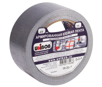 Скотч упак. 48мм*25м, армированный, инд.упаковка 29836 Unibob Скотч упак. 48мм*25м, армированный, инд.упаковка 29836 Unibob