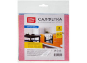 Салфетка для уборки OfficeClean, вискоза, 30*30см, 3шт., европодвес 270920