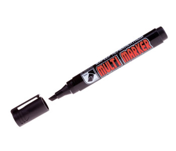 Маркер перм. 1-5мм  "MULTI MARKER" черный, скошенный CPM-800СН Crown