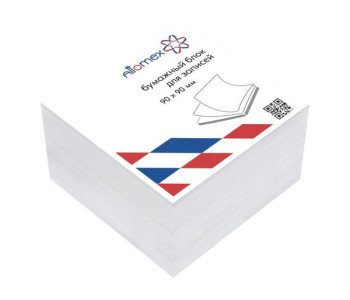 Блок бумажный Attomex 90x90x50мм бел. 2012406 deVente