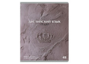 Тетрадь предм.  48л А5 кл. "Печать времени" - Английский язык, тиснение ТПск48_тв 62331 BG