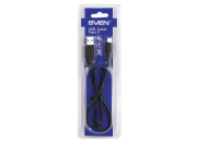 Кабель Type-C-USB 2.0 1м SVEN, для подключения портативных устройств и периферии, SV-015817