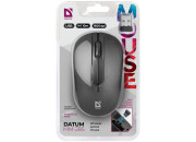 Мышь беспроводная Defender Datum MM-285, черный, 2btn+Roll 52285
