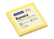 Блок клей. 76x76 80л желтый OfficeSpace 280501