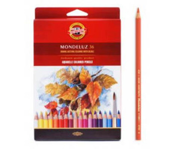 Карандаши цветн. 36шт аквар. MONDELUZ 3719 Koh-I-Noor