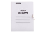 Папка для бумаг на завязках немел. 320г/м2 257311 Спейс