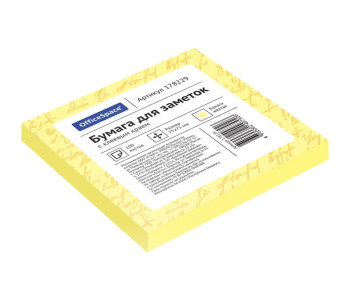 Блок клей. 75x75 100л желтый OfficeSpace 178229 /St75-75zh_1792