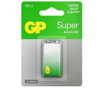 Батарейка GP Super G-Tech MN1604 (6LR61)  Крона