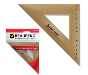 Треугольник 45*16,5см Brauberg тонир прозр 210304