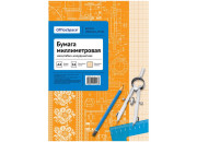 Бумага масштаб. А4 16л оранж. 16БмА4ск_13546 Спейс