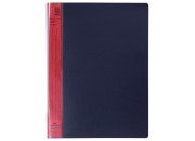 Папка 20 вклад. А4 Durable "DuraLook Color", 17мм, 700мкм, антрацит-красная RU242203