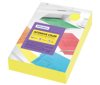 Бумага для ксер. А4 500л 80г/м интенсив.желт. OfficeSpace "Intensive Color", 361617