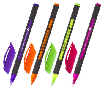 Ручка шар. 0,5мм синяя масл BRAUBERG Extra Glide Soft Color,  142928