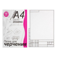 Папка для черч. А4 10л 180г/м2 СПБФ"Гознак" ПЧ4СВр Лилия