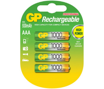 Аккумулятор AAA GP (HR03) 1000mAh 4BL ЦЕНА ЗА ШТУКУ