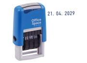 Датер ленточный OfficeSpace, пластик, 1стр., 3мм, банк, блистер BSt_40523