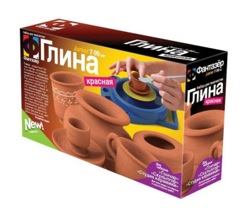 Глина для гончара Красная 217012 Фантазер